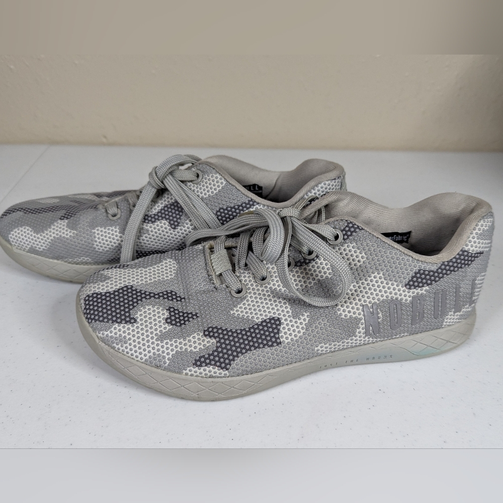 Nobull Mens Superfabric Grey Camouflage Shoes Trainer Workout (M 7.5) (W 9) - Picture 6 of 6